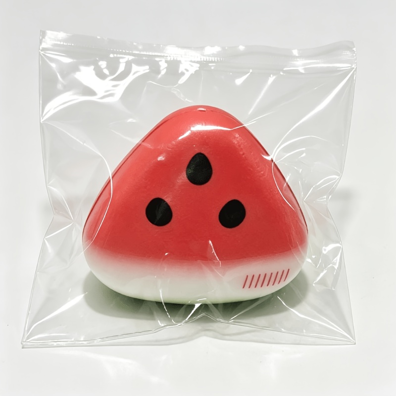 Image of 1pc Festive Watermelon Squeeze Toy - Soft, Texture, Ideal For Kids' Parties & Classroom Rewards, Perfect For Eid, Christmas, Halloween, Thanksgiving, Easter Gifts, Party Toy| Texture|soft Texture