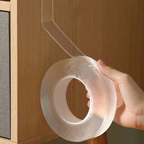 2 rolls of heavy duty double sided tape reusable non marking strong with multiple uses detachable washable suitable for and cars 6 56
