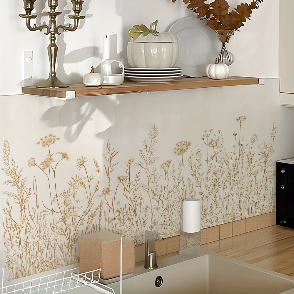 Soft Dandelion Wall Stickers, Attractive Flying Flower Stickers For Wall Art Decoration