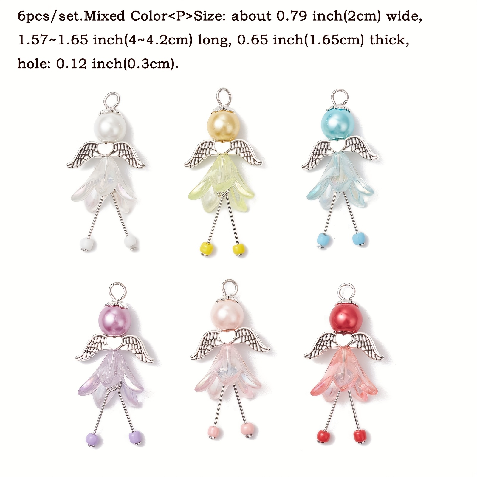 Set Of 6 Lily Pendants