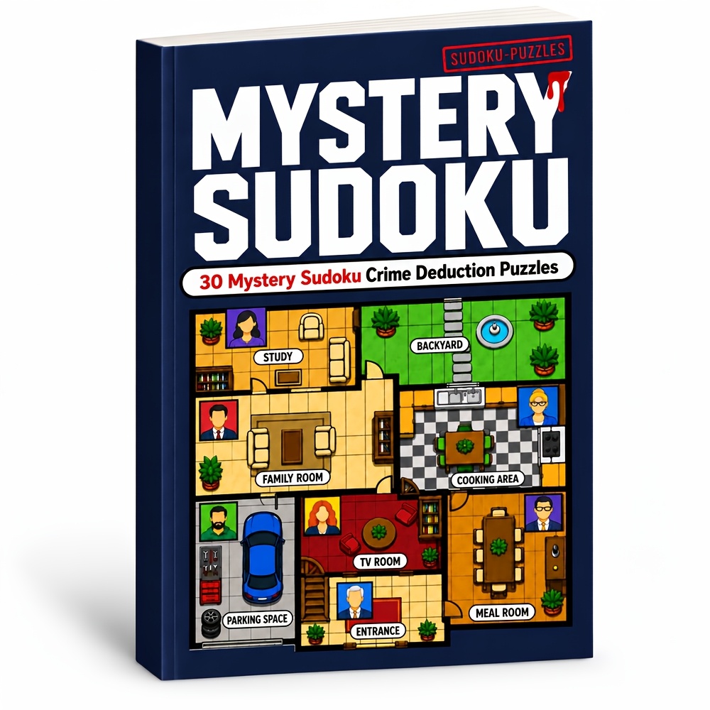 Mysterious Sudoku Deduction Puzzle Book with 30 Logic Challenges