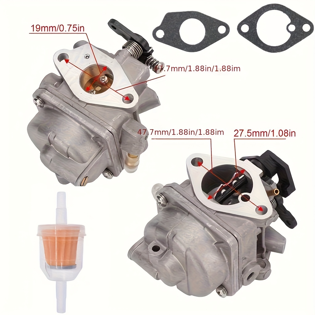 TEMU For Outboard Carburetor For Mercury 3.5hp 4hp 5hp 4-stroke & For 4-stroke 4hp 5hp Outboard Motors:mfs4a Mfs4a2 Mfs4b Mfs4c Nsf4a Nsf4a2 Nsf4b