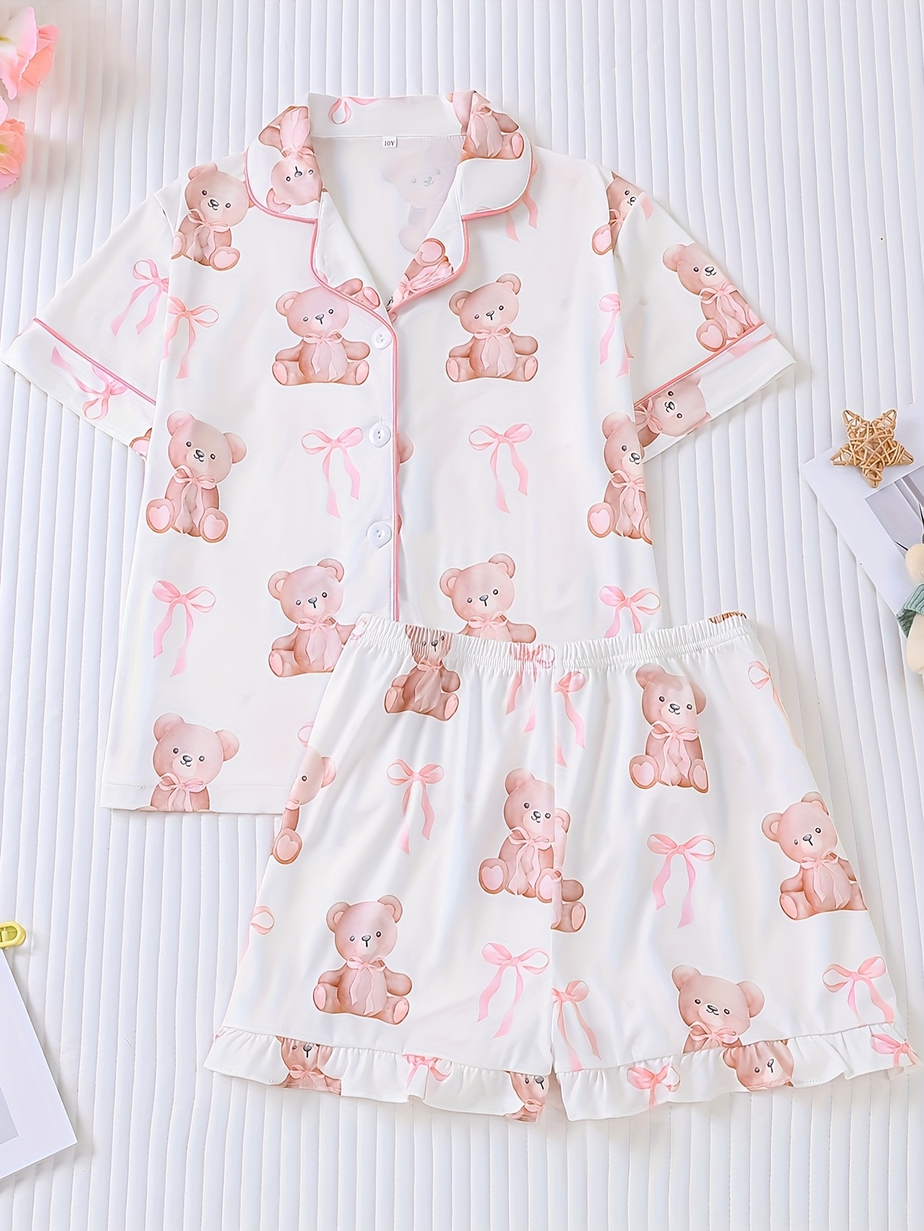 aesthetic pjs for girls sold on Temu United States