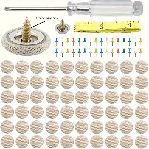 322pcs kit for repairing car roof including installation tools fixing buttons snap rivets a ruler in random colors compatible with most vehicles like cars trucks and suvs uv resistant designed for car roof repairs