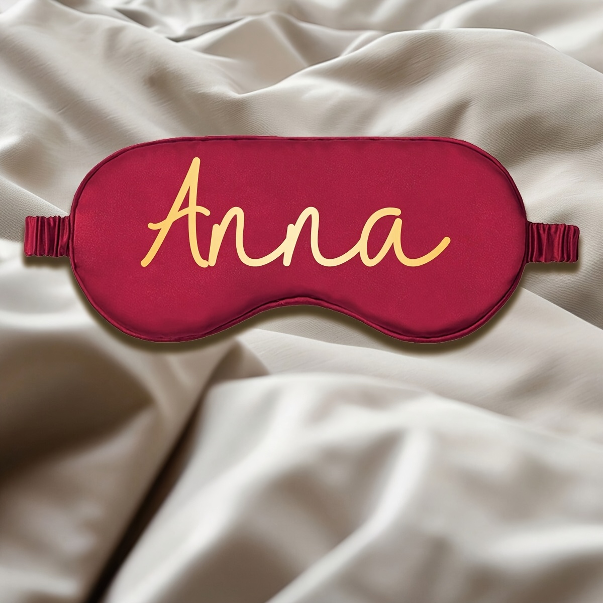TEMU Sleep Masks - Custom Name Sleep Masks, Personalized Eye Masks, Eye Masks, Customizable Bride Eye Masks, Travel Essentials, Wedding Gifts, Party