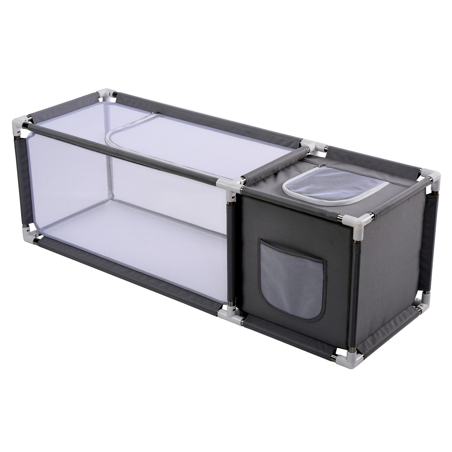 Small Pet Cage with Skylight, Spacious and Well-Ventilated