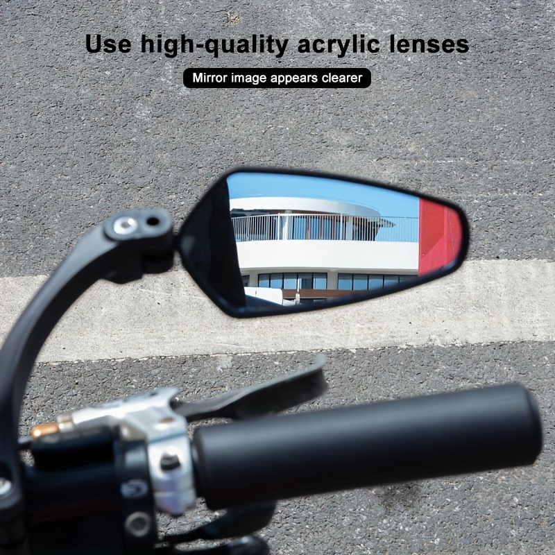 

Universal Bicycle Rearview Mirror Rotate Anti-glare Cycling Handlebar Rear View Mirrors Light Clear Mountain Road Bike Rearview Mirror