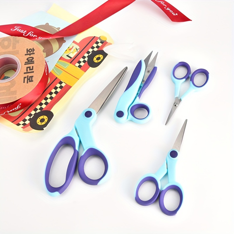 

4pcs Tailor Scissors Set, Perfect Sewing Partner, Sharp And Durable, Ergonomically Comfortable Handle, Including 1 Fabric Scissors, 1 Detail Scissors, 1 Embroidery Scissors, And 1 Thread Scissors