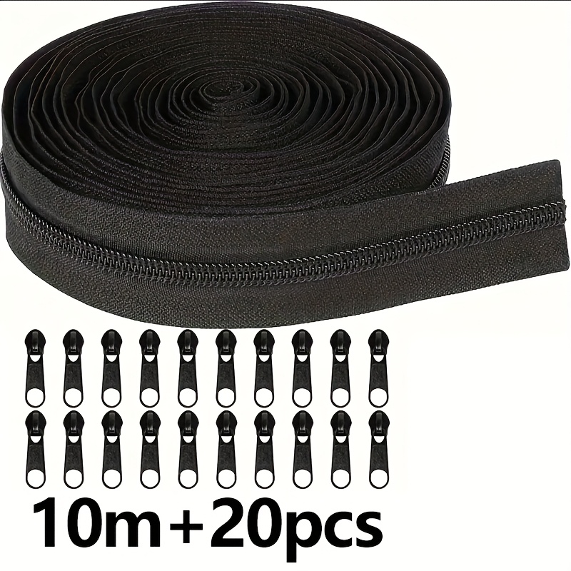 TEMU Zipper Clothing Zipper Home, Sewing Accessories Zipper, Clothing Handbag Diy Handmade, Sewing Supplies, Zipper For Clothes, Zipper For Handbags,