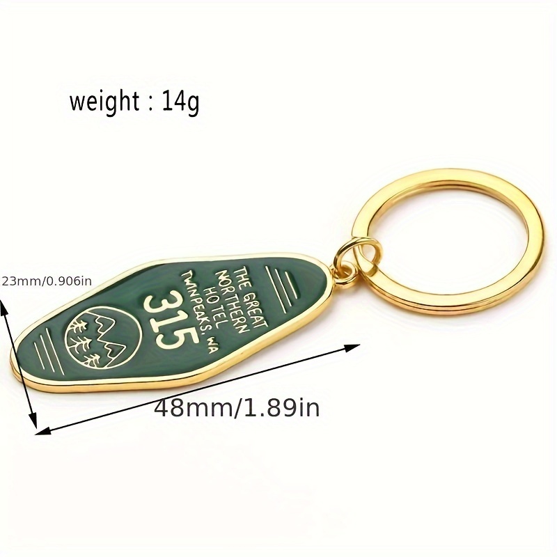 1pc, Fashionable And Personalized Drip Oil Alloy Keychain For Room 315, Suitable For Daily Wear And The For Gifts