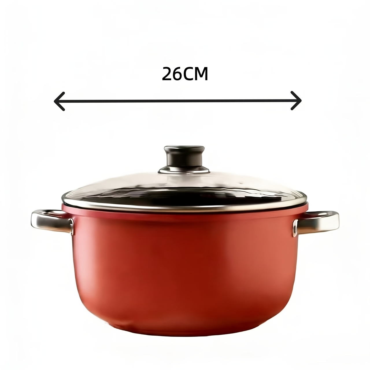 TEMU Soup Pot, Cooking Pot, Multi-functional Pot, Household Model, Steaming And Double-handle Soup Pot, Large Capacity Soup, Outdoor Camping Pot,