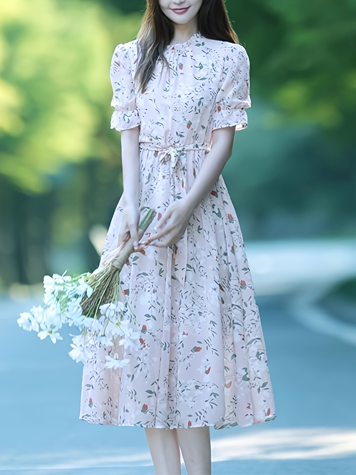 summer short sleeved waist korean style beach - Temu Bahrain