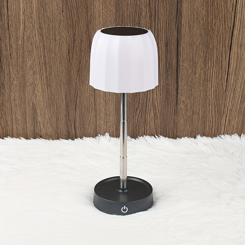 1pc Portable Led Dimmable Desk Lamp, Rechargeable Touch-controlled Mood Light, Adjustable Desk Lamp, Night Light, Perfect For Romantic Dinners, Restaurants Or Bedrooms