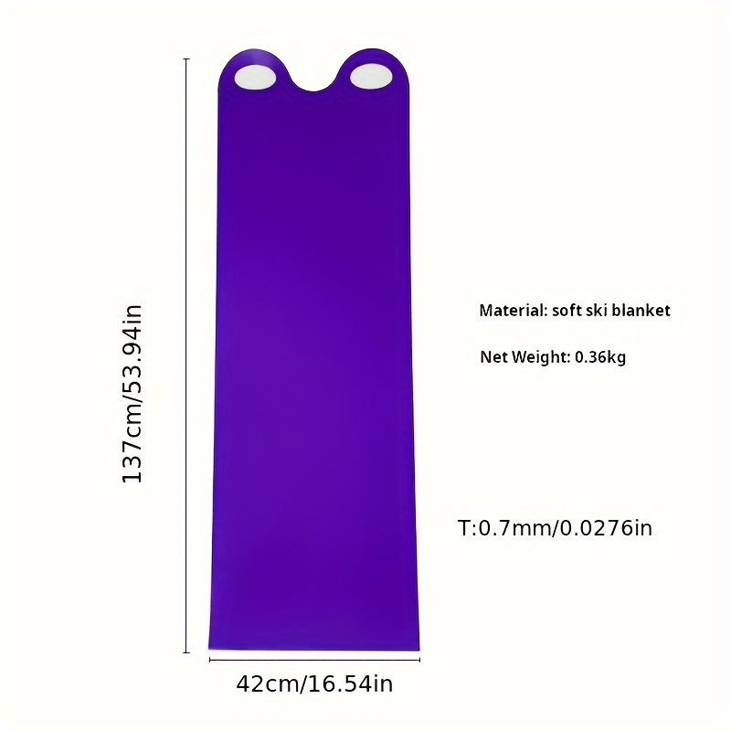 1 Pac Foldable Durable Pe Grass/snow Skiing Board & Winter Cargo Pallet - Easy Fun Thick & Wear-resistant Snowboard With Handle For Winter Outdoor Game