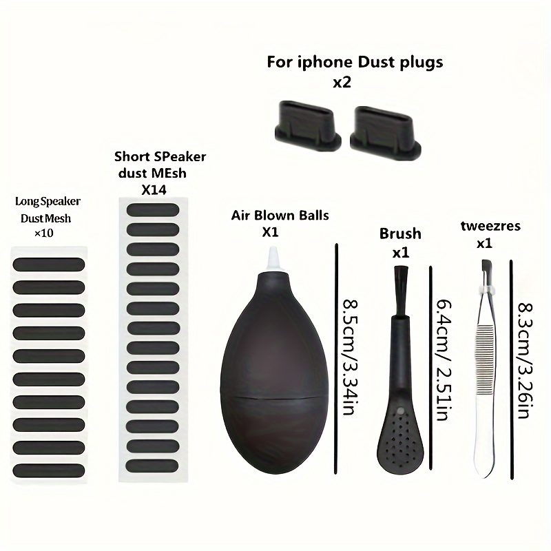 TEMU [customer Favorite] 7pcs Dust- For Type-c Hole, Cleaning , , Dust- , Accessories