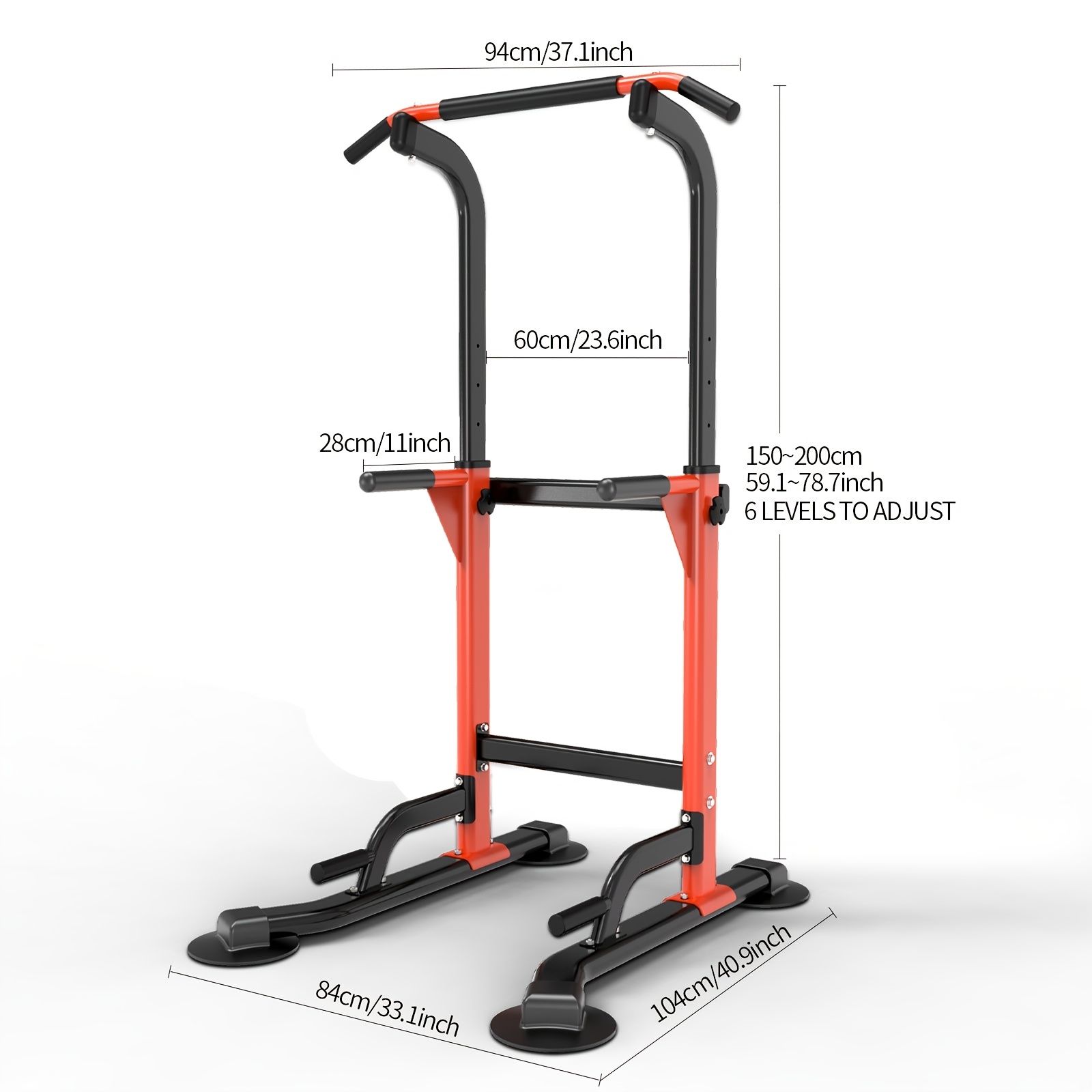 TEMU 1pc -mounted - , Dip & , Back Support For Gym