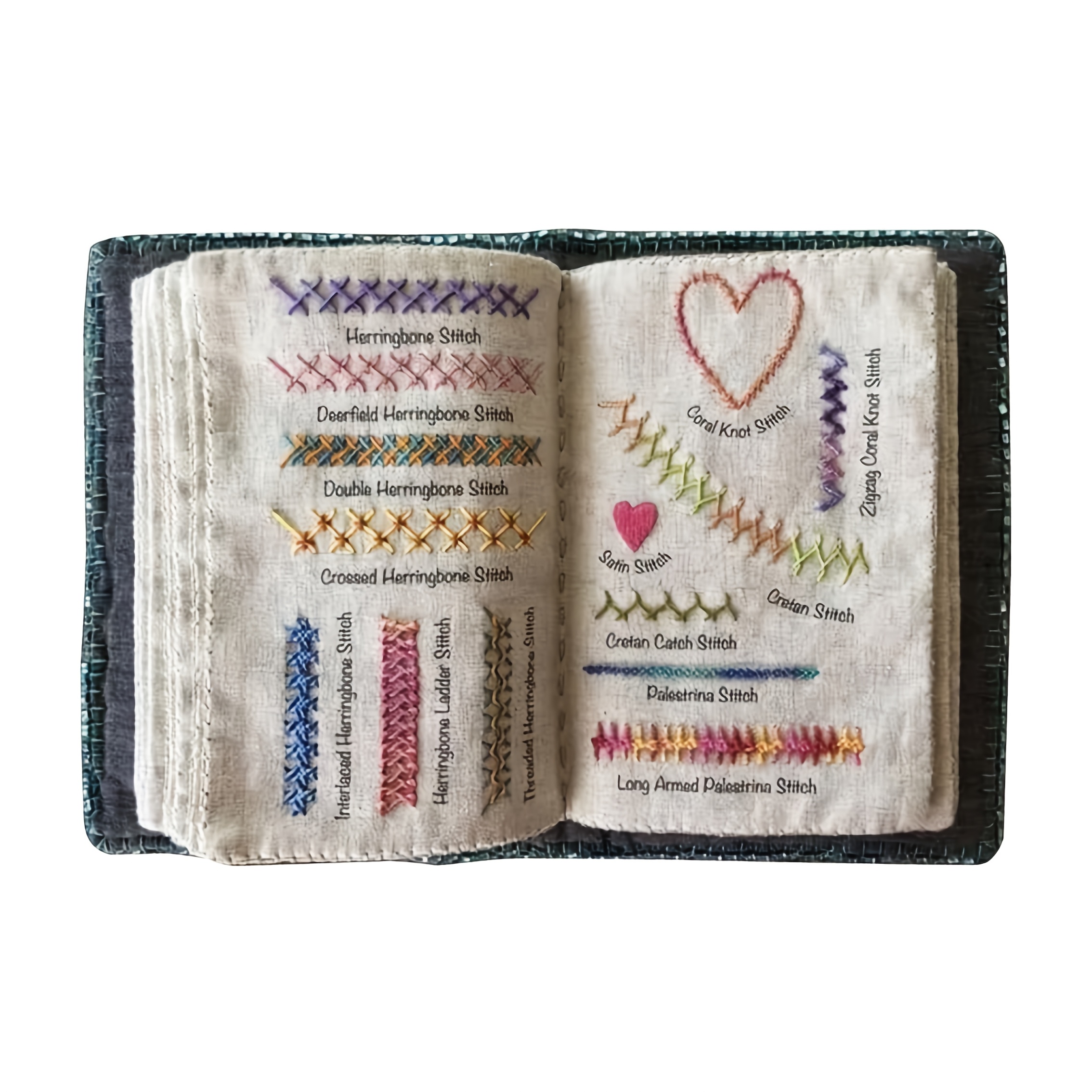 TEMU 1 Set, Embroidery Embroidery Book, Book, Diy Book, Embroidery Stitching Book, Embroidery Sewing Book, Embroidery Book, Sewing Book For Adults