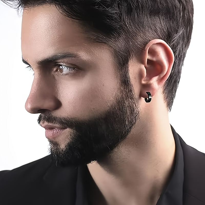 1pair 2pairs stainless steel mens ear clips non piercing Temu