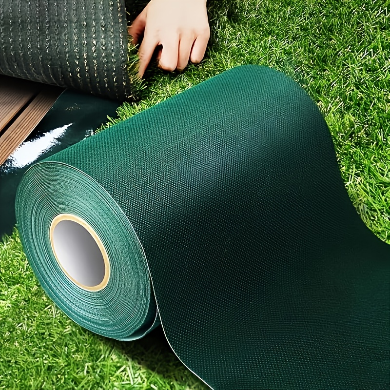 Image of 6-inch Self-adhesive Artificial Turf Seam Tape, For Joints, Artificial Turf Rugs, Self-adhesive Artificial Turf Tape, Lawn & Garden Rugs, Outdoor Rug
