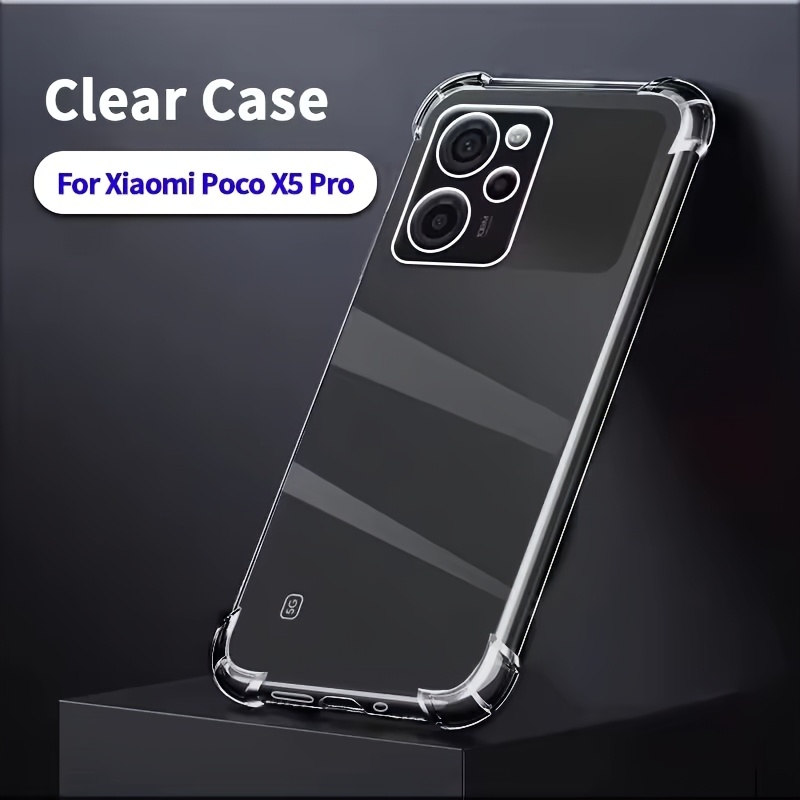 Phone Case - Transparent Protective Cover for Xiaomi Poco X5 And X5 Pro 5G, Soft And Clear