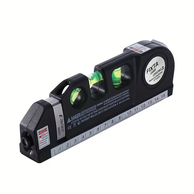 multi functional laser level protractor   right angle line marking tool with bubble vial battery powered for construction carpentry home decoration construction leveling device userfriendly design   details 0