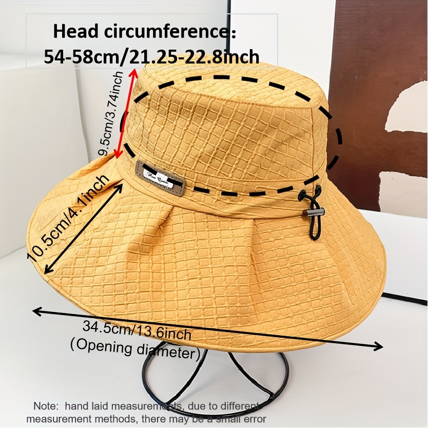 Fisherman Hat Drawstring Summer Sunshade Outdoor Travel - Temu
