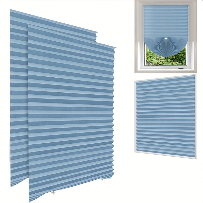 2 elegant pleated semi sheer temporary pleated curtains made of non polyester fabric providing semi shade and privacy window   suitable for bedrooms offices living rooms bathrooms kitchens home interior decor