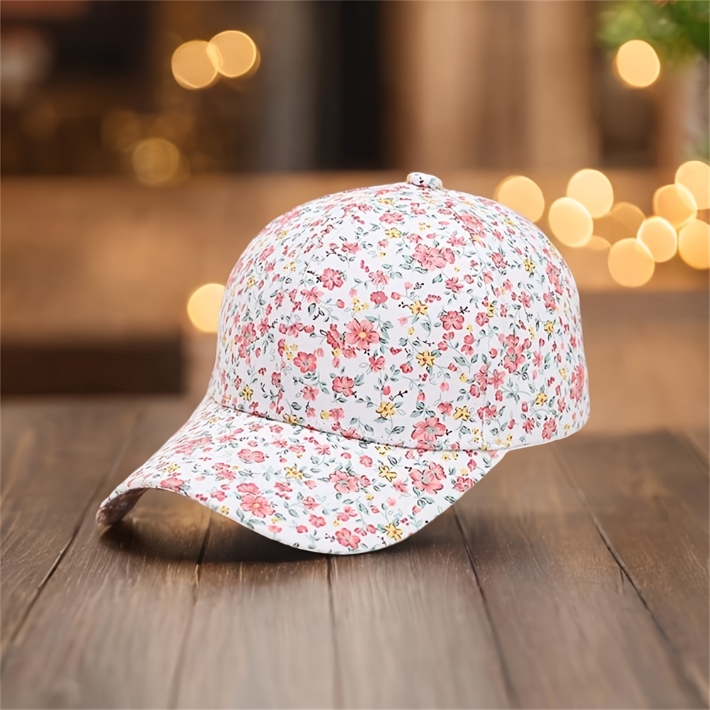 Image of 1pc And Autumn Style Hip Hop Hat, Baseball Cap, Sunshade Hat, Cute Printed Pattern Adjustable Cap , Suitable For Outdoor Activities, Fishing Vacation, And Travel For Boys And Girls