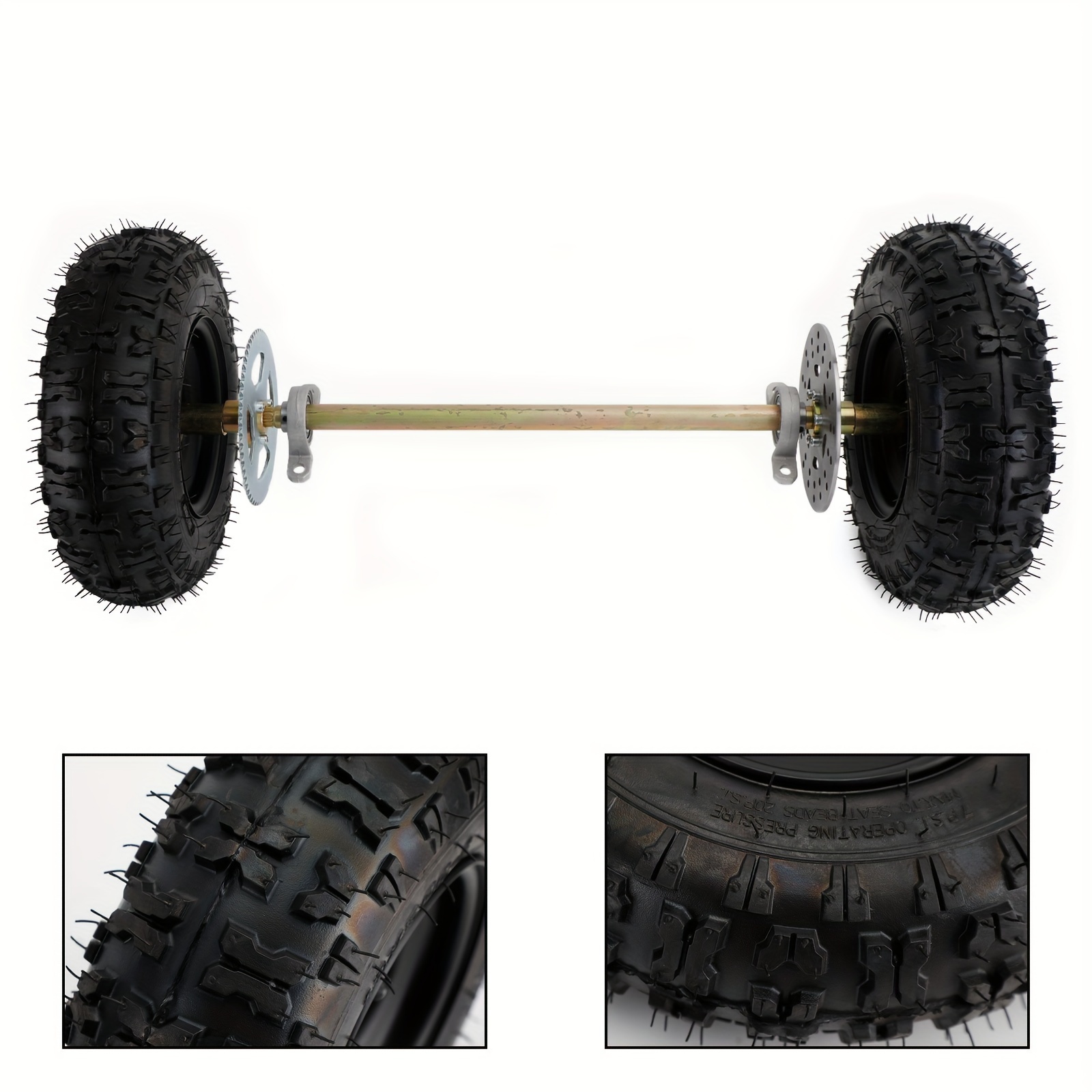 Roue Arrière De Rechange Pour Newyoo Trike – Couleur Kaki – Pièce Détachée Compatible