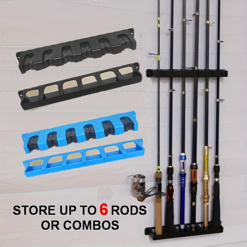 Vertical Wall-mounted Fishing Rod Storage * Rack, a Modular Organizer for Your Fishing Gear That Can Hold up to 6 Rods or Rod Combinations* Your Garage Display Vertical Wall-mounted Fishing Rod Storage * Rack, a Modular Organizer for Your Fishing Gear That Can Hold up to 6 Rods or Rod Combinations* Your Garage Display