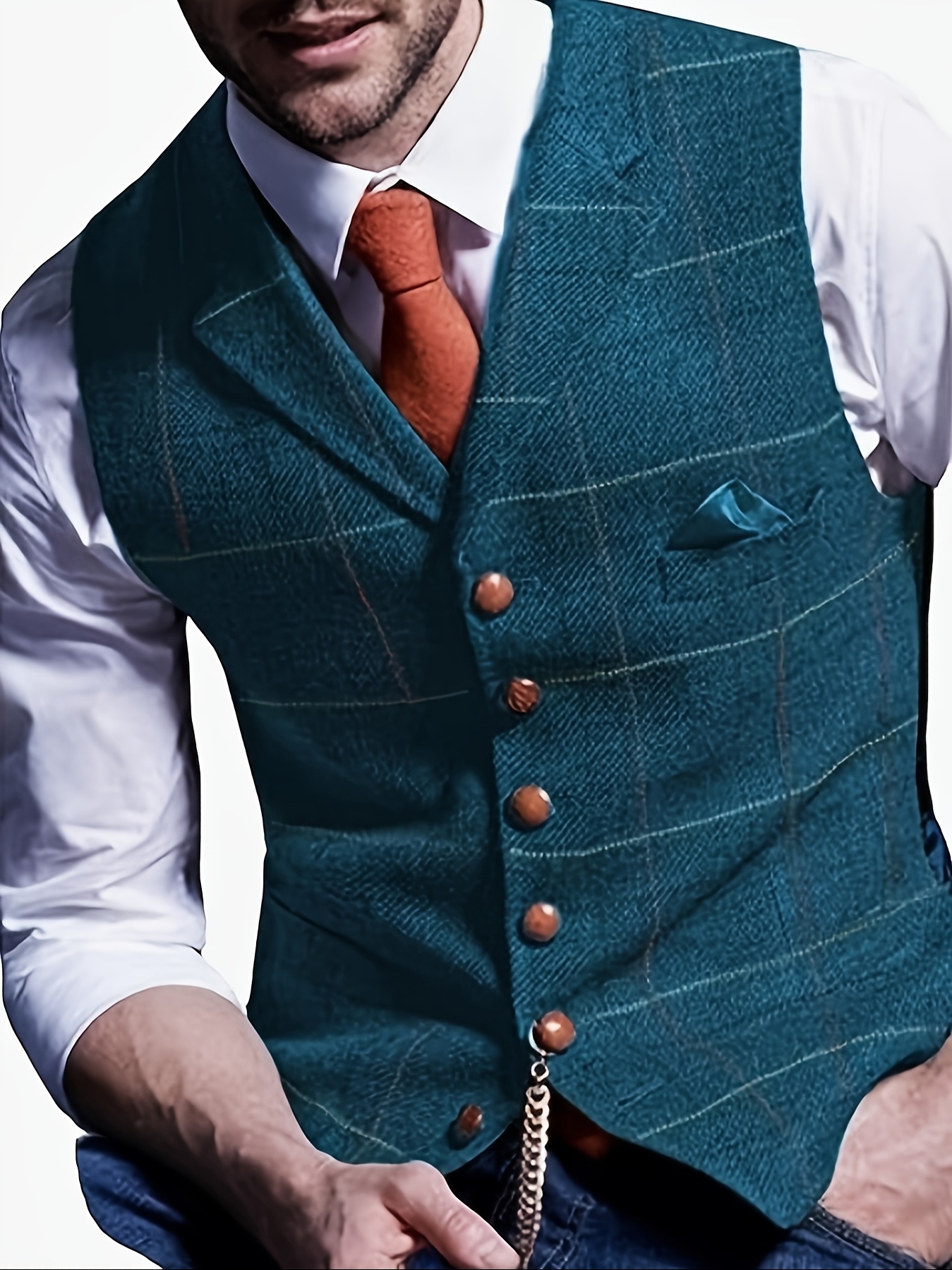 Gilet De Costume à Carreaux | 1902