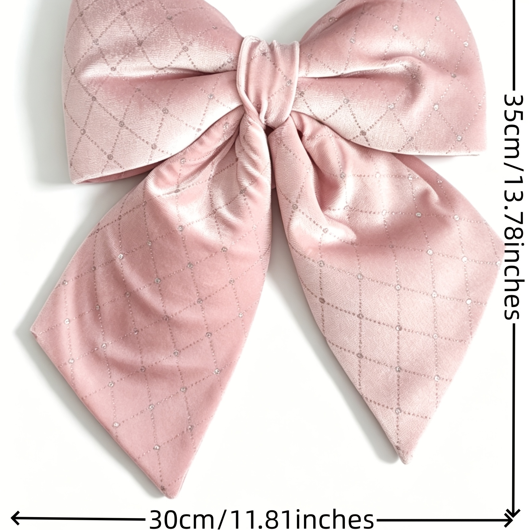 TEMU grande in velluto con strass termoadesivi a rosa, decorativo in tessuto , ornamento da appendere per arredo di sfondo per la casa