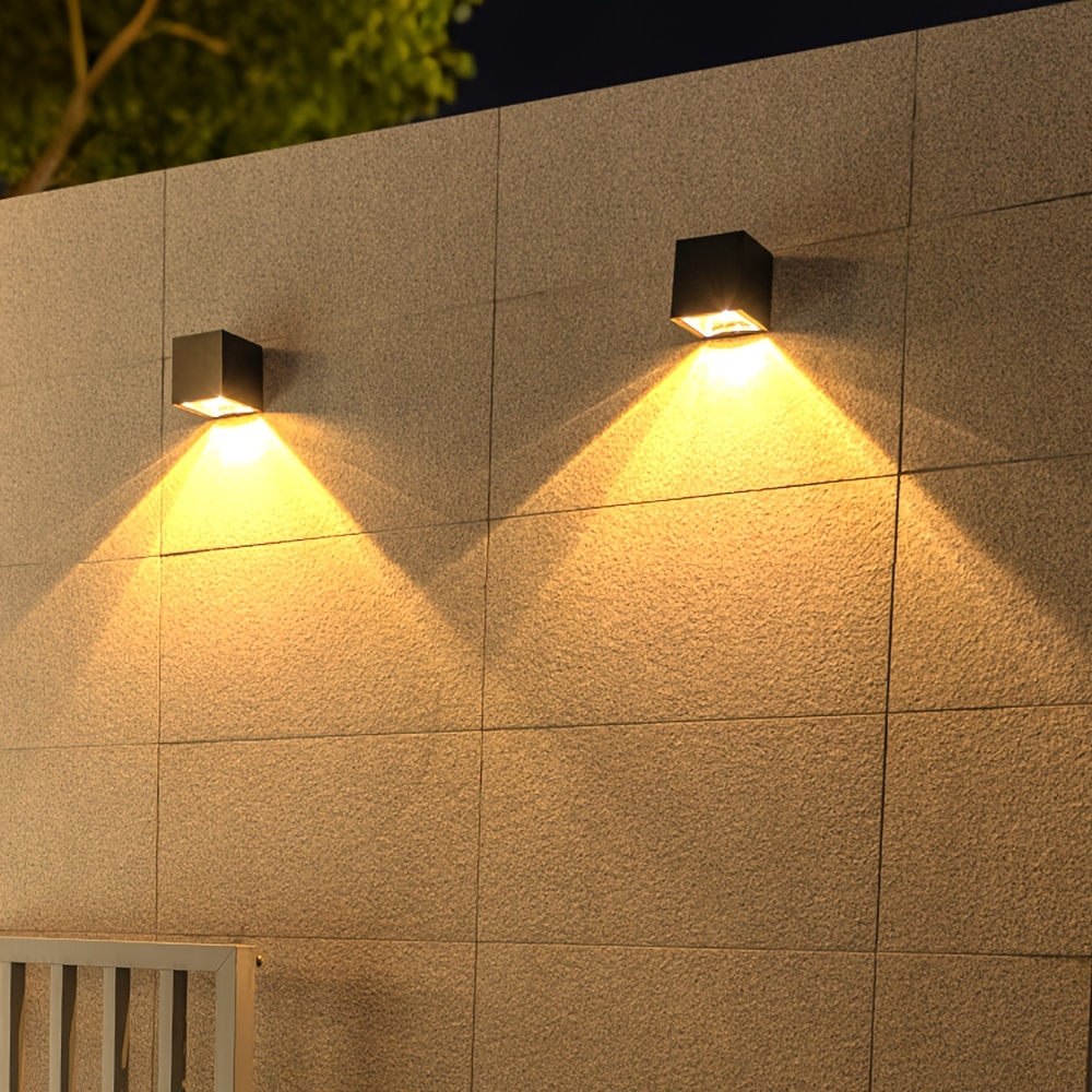 Upgraded Solar Wall Light with Adjustable Lighting Modes