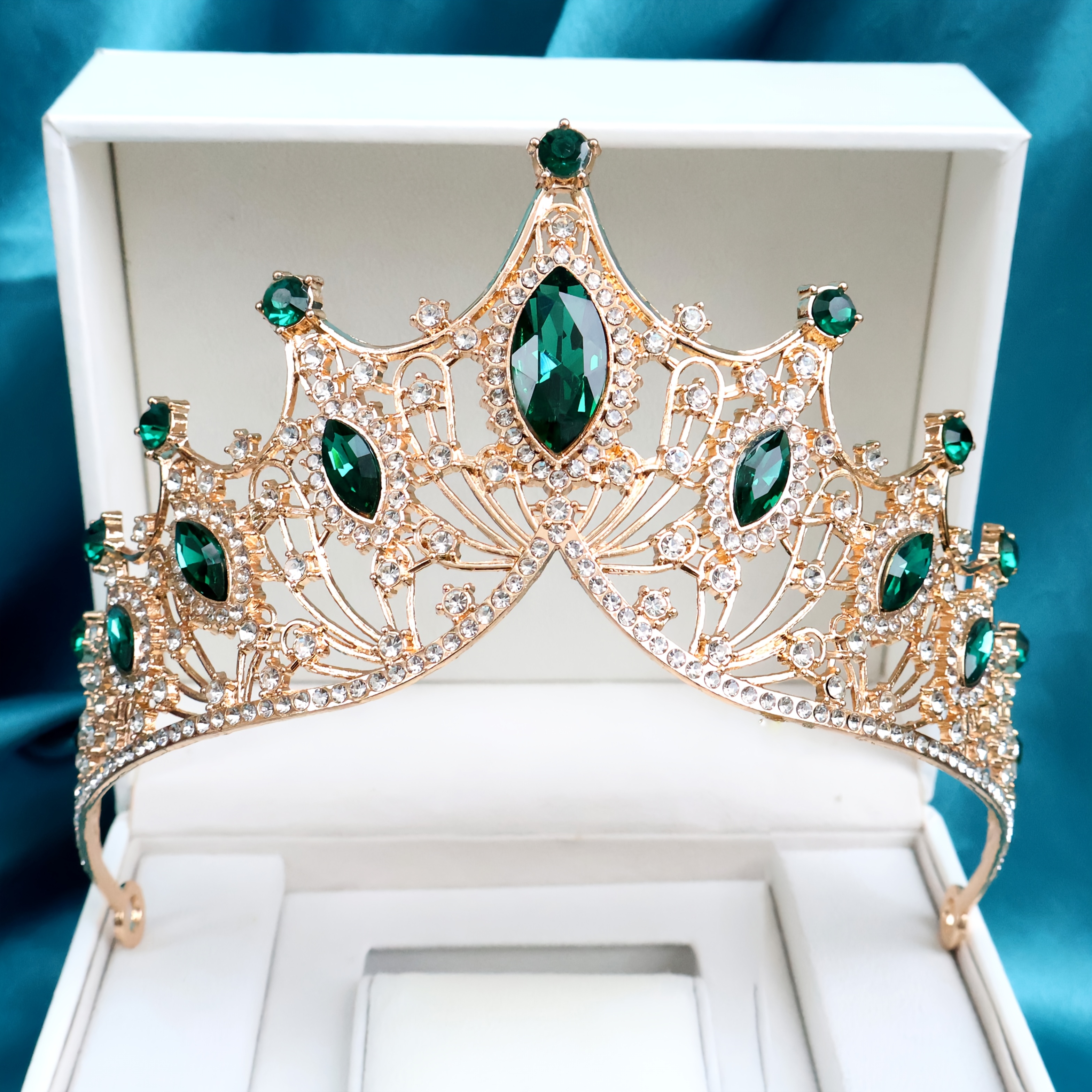 Classical Bride Luxurious Baroque Birthday Wedding Crown