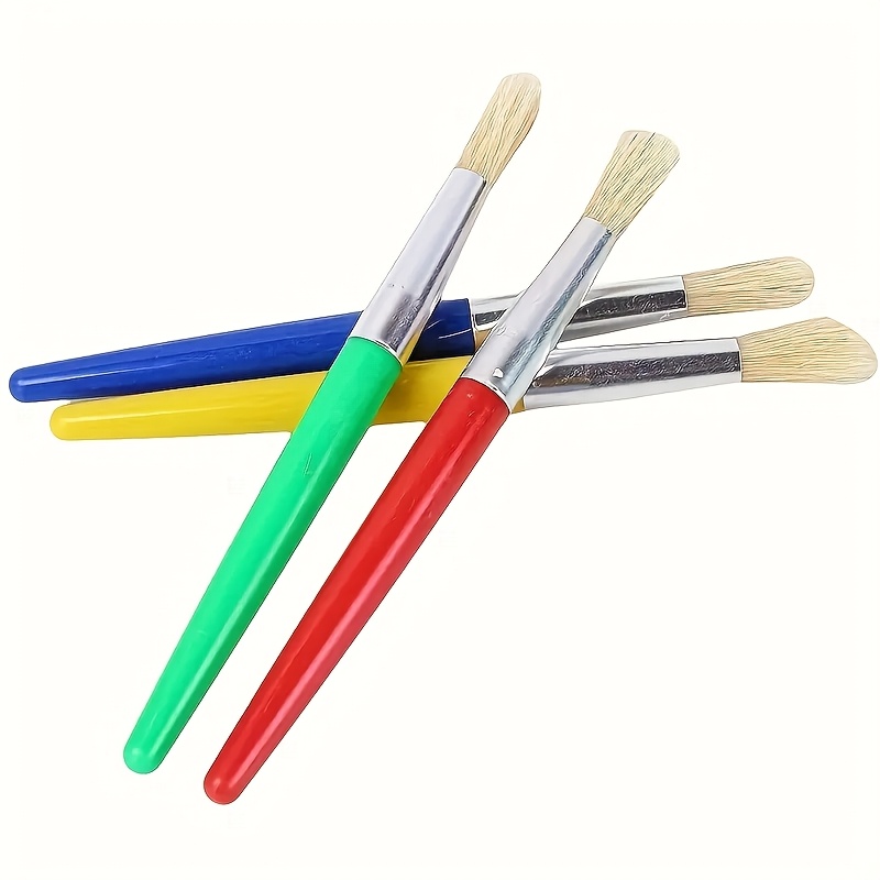 4pcs Artist Paintbrush Set for Tempera and Watercolor