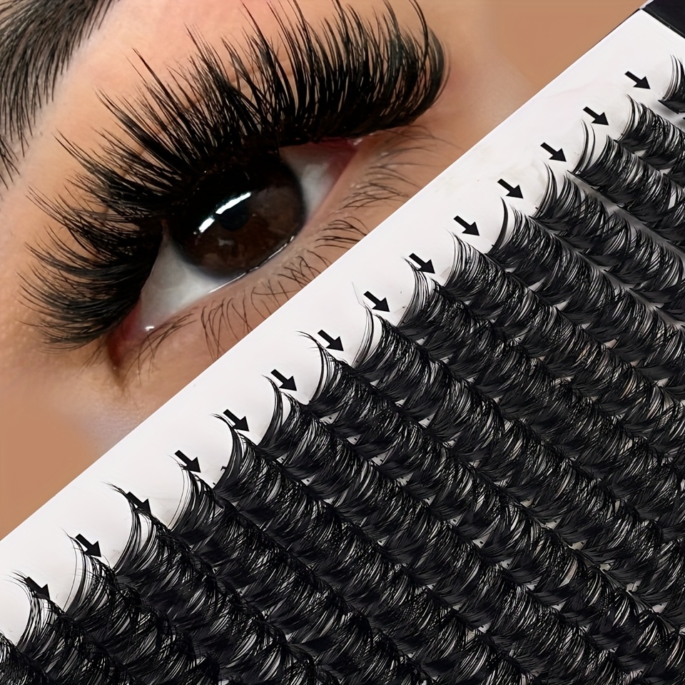16-row 9-18mm Eyelash Extension Kit (60d/80d/100d, 3 Specifications), C/d Cluster Lash Set – For Home And Personal Use