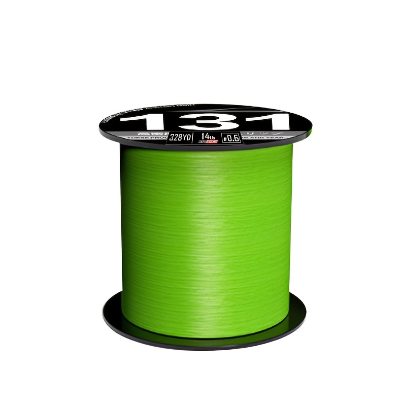 Green Braided Fishing Line - 300m/328yd, Strands, Freshwater/saltwater, Strong, Durable, , Long Distance Casting Line