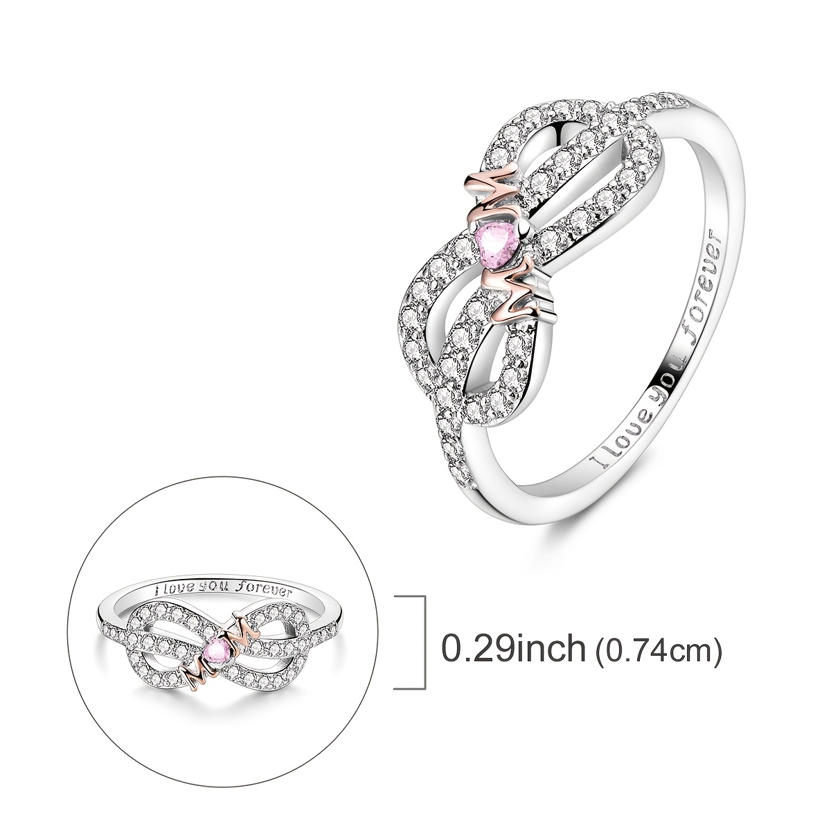 Women's Elegance Forever Love Ring, Gift for Special Occasions
