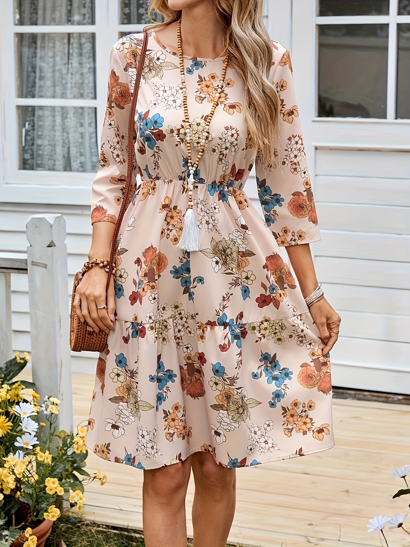 3 4 length dresses sold on Temu United States