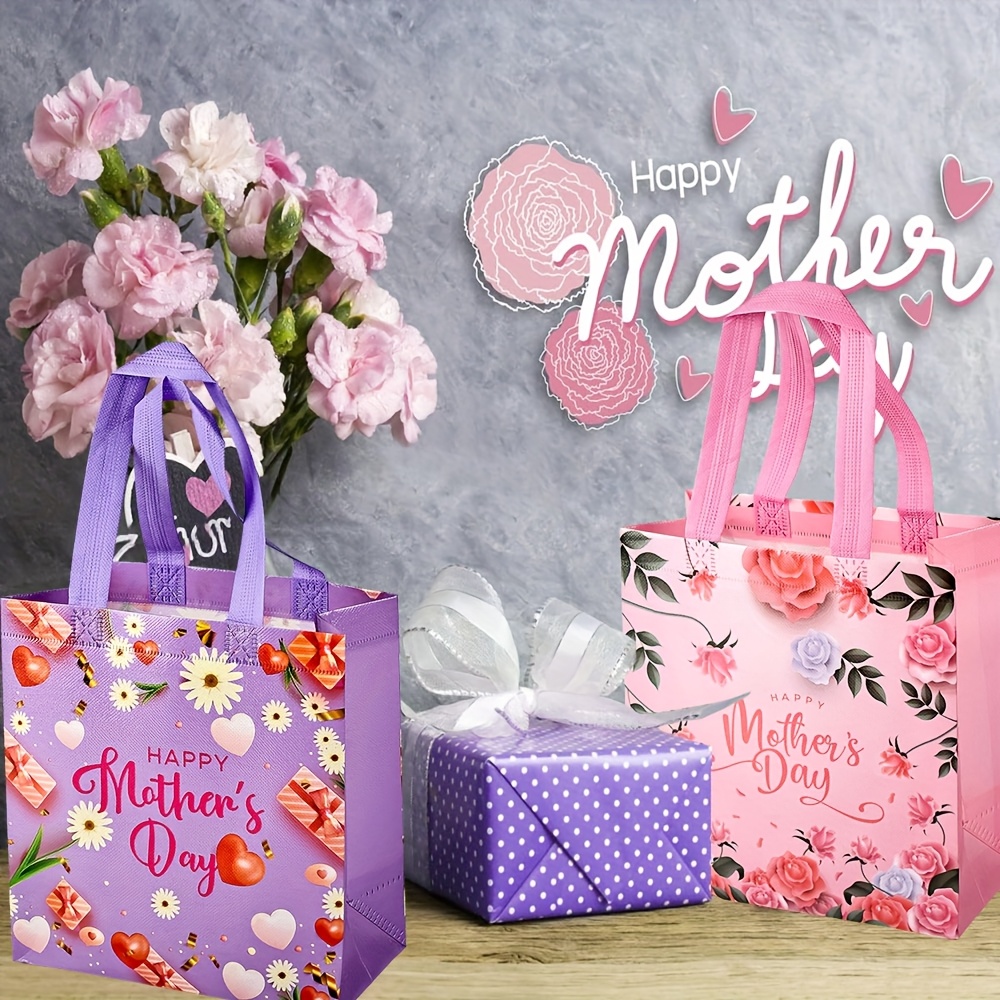 Paper Bag Mother's Day Gift Bags Bulk 6/12pcs Mother'S Day