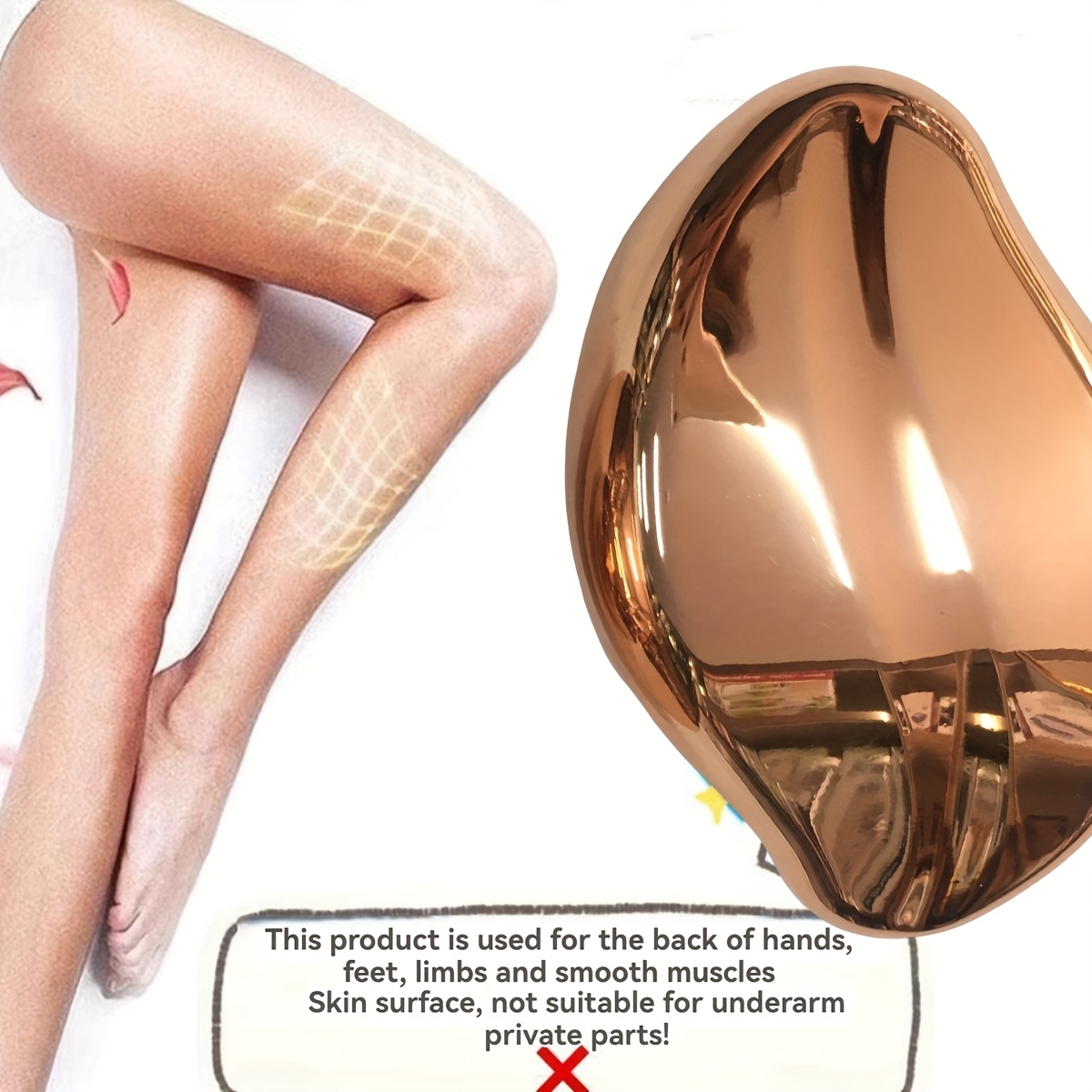 1pc Painless Hair Removal for Women - Waterproof Manual Crystal Glass Epilator, Reusable & Washable, Oval-Shaped with Ergonomic Handle in White, Pink, & Black - Ideal for Smooth Body Skin