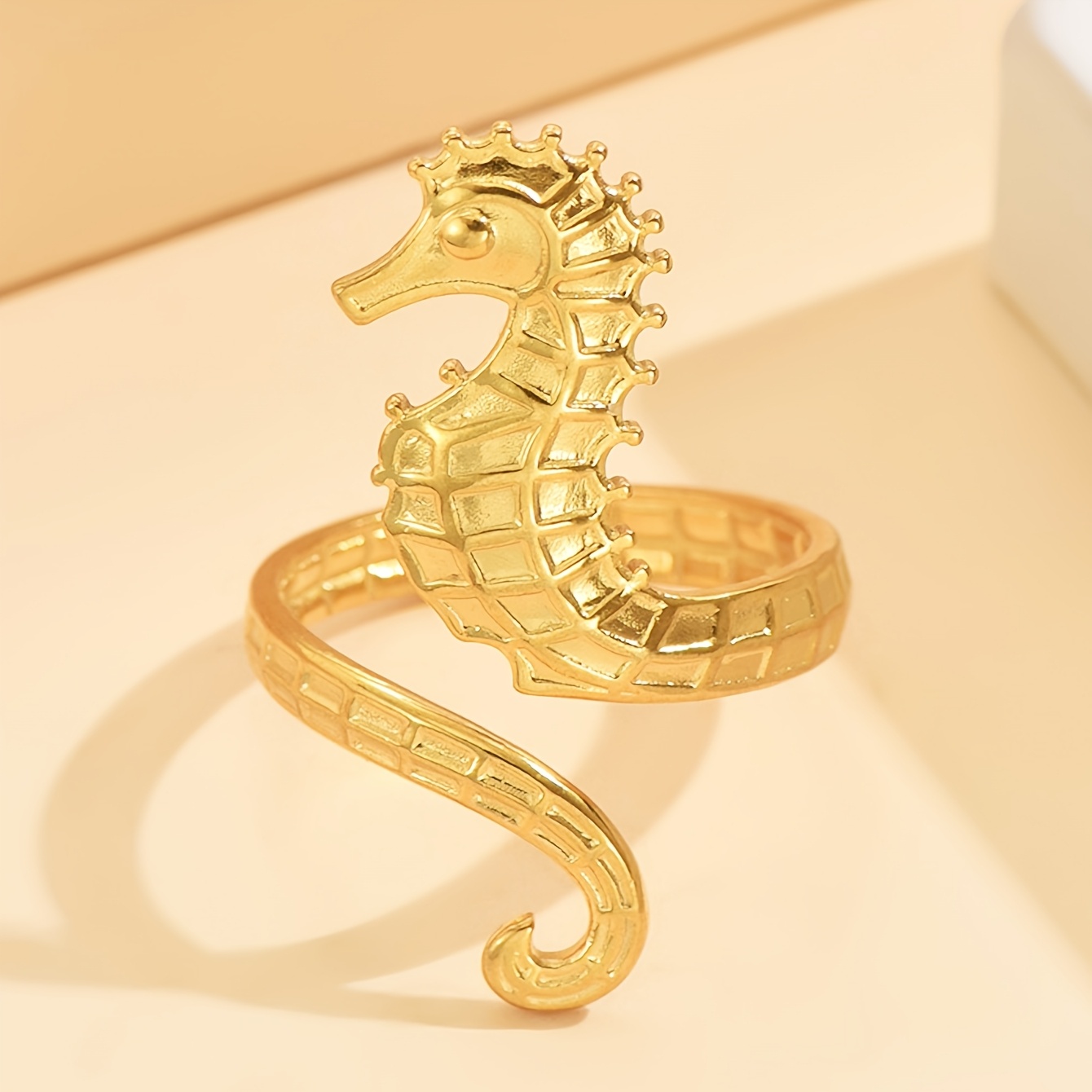 A Ring From Series Resort Style, Stainless Steel Opening Finger Ring, Easy, Elegant, Temperament, And Personalized Jewelry, Suitable For Daily/vacation/festival Wear