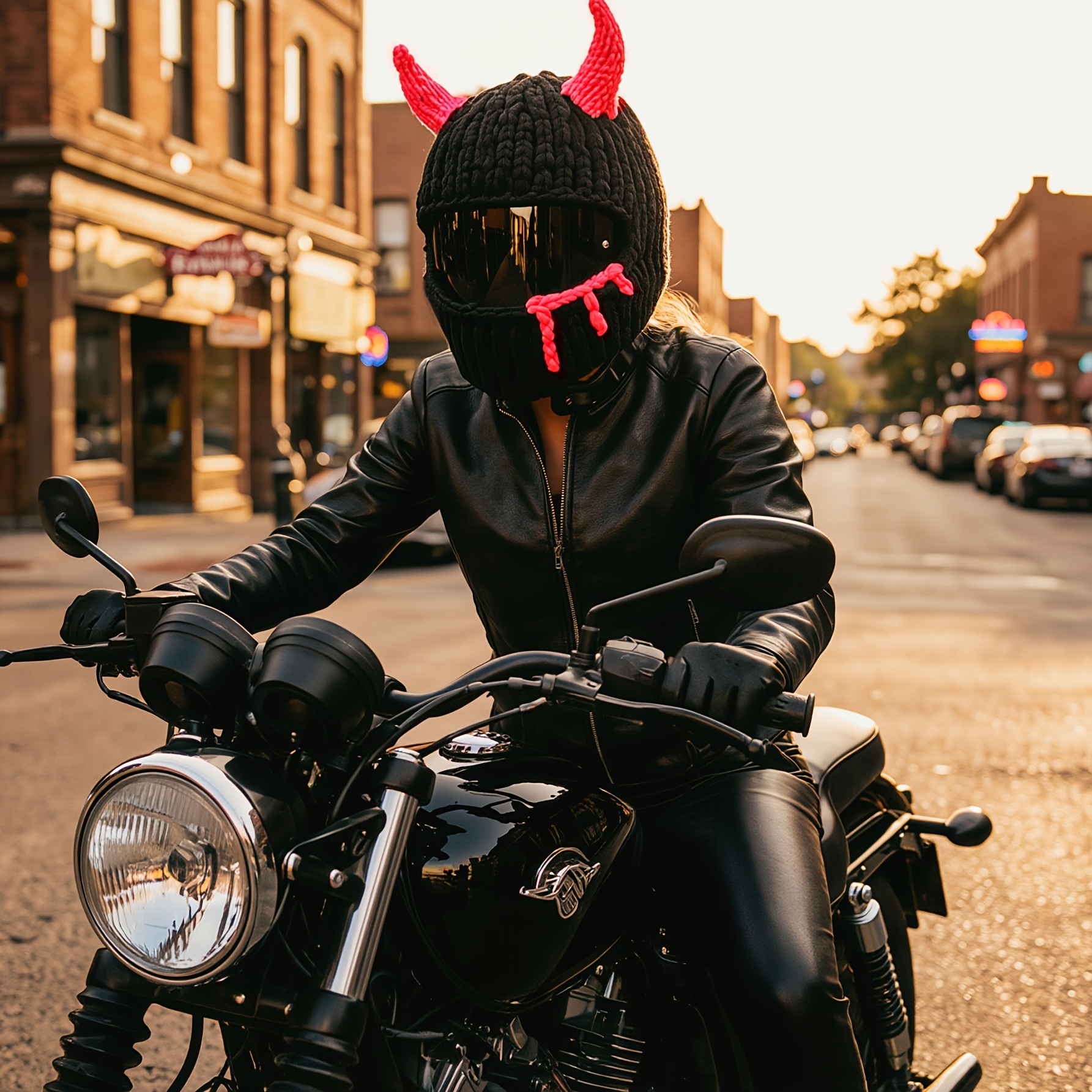 goth motorcycle helmet NECHARI Cyber Gothic Punk Mask for Men Futuristic Techwear Mask Cosplay Halloween Party Music Accessories : Clothing, Shoes & Jewelry which includes complex geometric patterns CosTribe Punk Cosplay Mask Futuristic