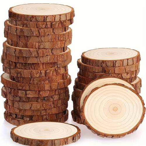 fette di legno per decorazioni natalizie: per decorazioni di matrimoni, centrotavola, artigianato e progetti