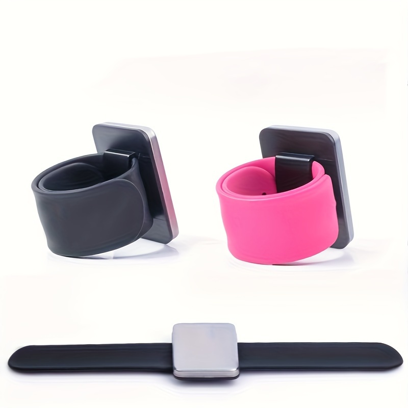 

Silicone With Hair Clip Holder - Versatile Accessory For Styling & Grooming, Available In Black, Pink, Purple