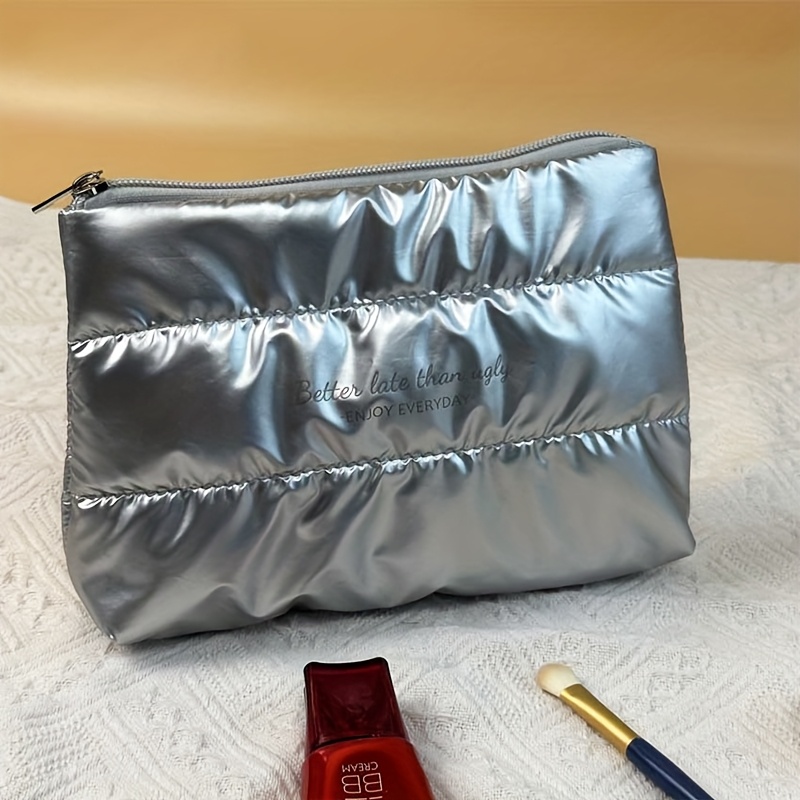 TEMU Pochette portatrucchi d'oca, organizzatore cosmetico da viaggio portatile, trousse da toilette a grande capacit�