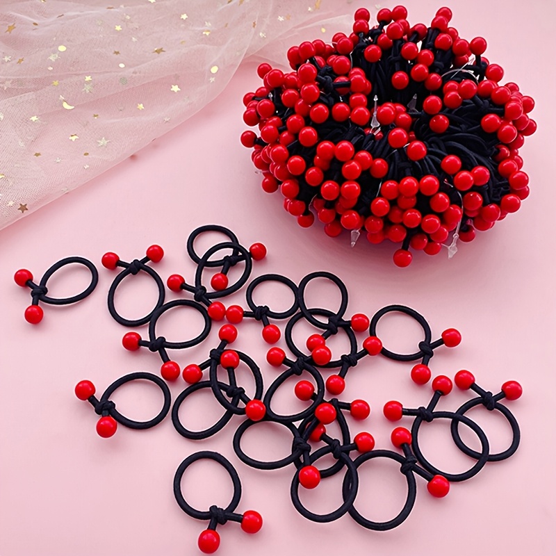 TEMU 25pcs Hair Ties, New Durable Hair Elastics For Women, High-elasticity Hair Bands