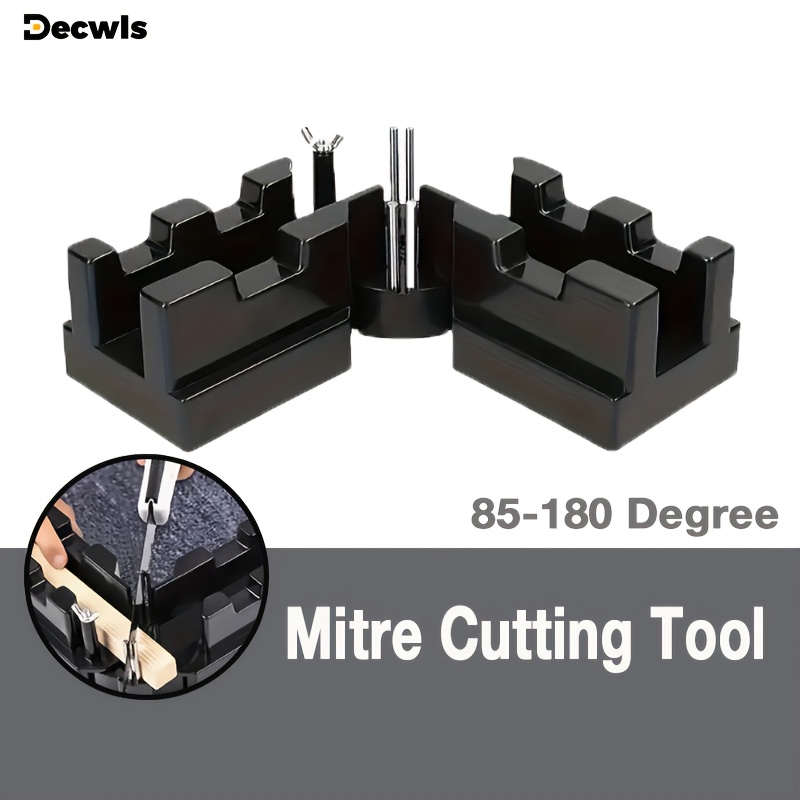 

1pc 2 In 1 Miter Measuring Cutting Tools, Precision Woodworking Tool For Measuring & Sawing Miter Angle Cutting Tools