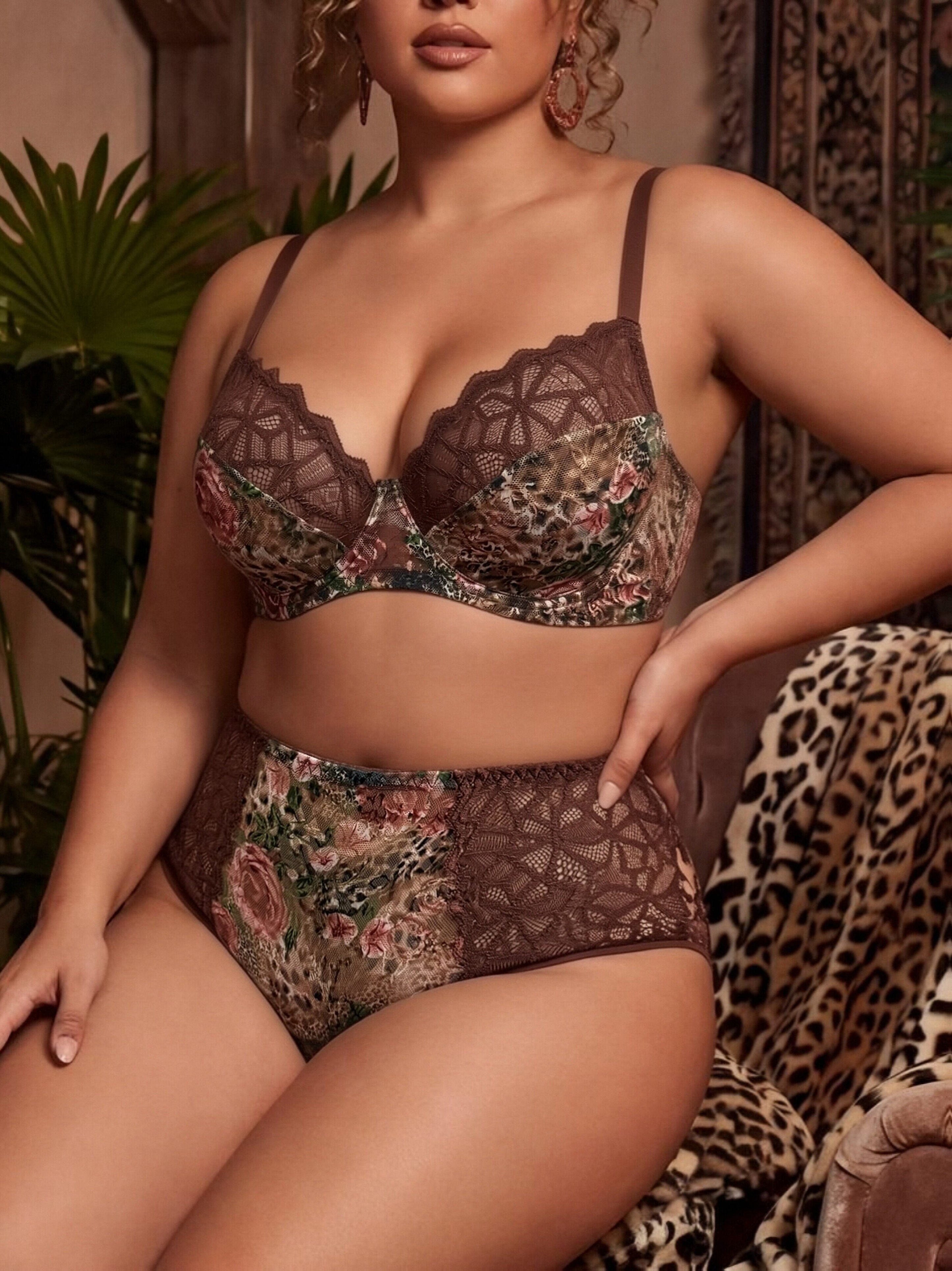 thick women in lingerie sold on Temu United States