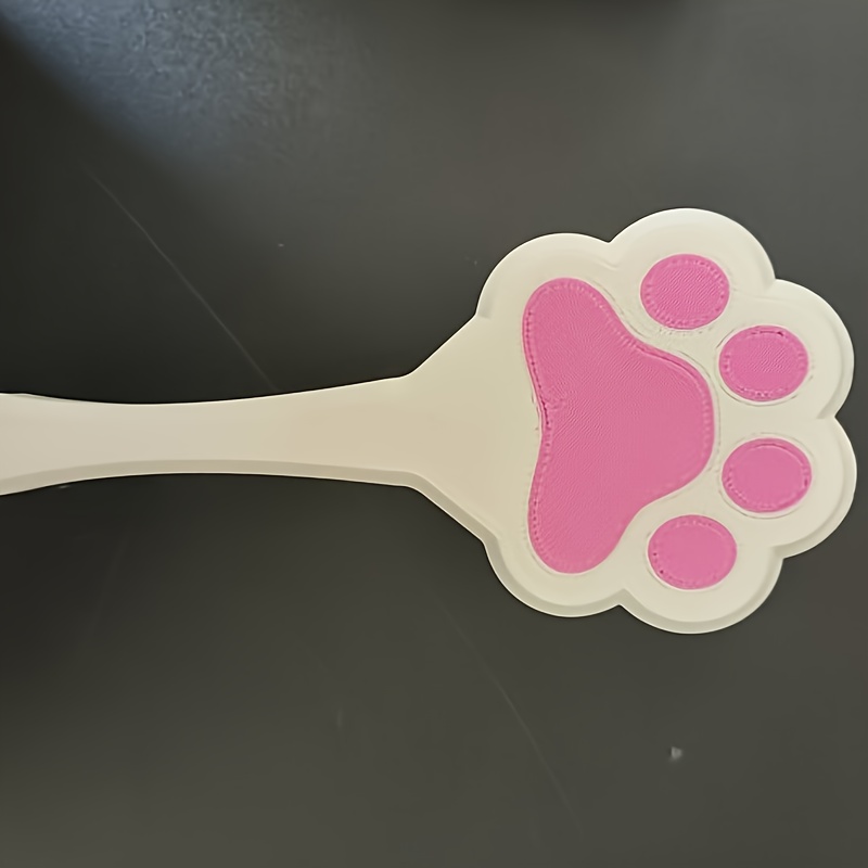 cat paw shaped durable plastic   moisture proof easy to clean ergonomic handle for precise portioning ideal for pet feeding cat   pet feeding accessory   design   material comedero gato kattenvoerbak Product details 3